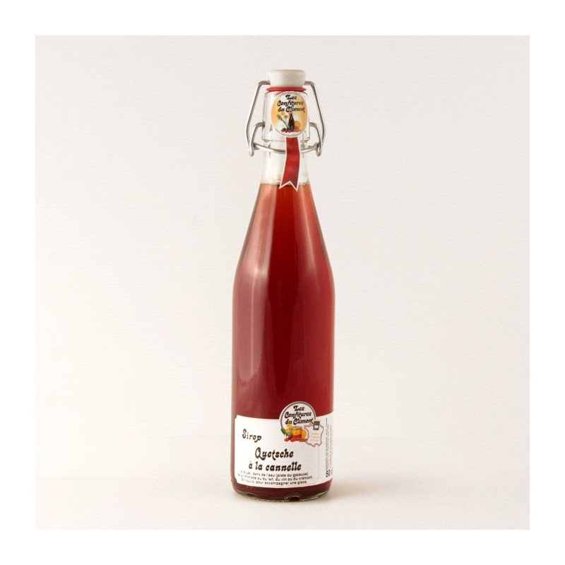 Sirop de quetsche à la cannelle