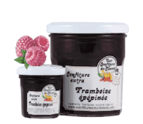 Les recettes : biscuit roulé à la framboise épépinée